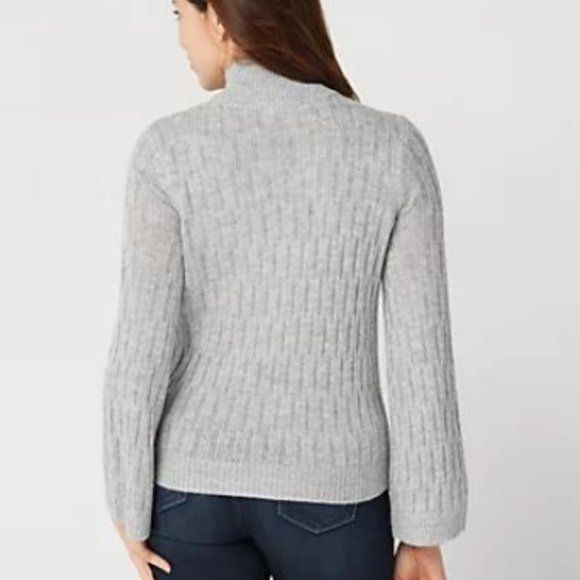 Lisa Rinna Collection Textured Wide Sleeve Sweater - Picture 2 of 3